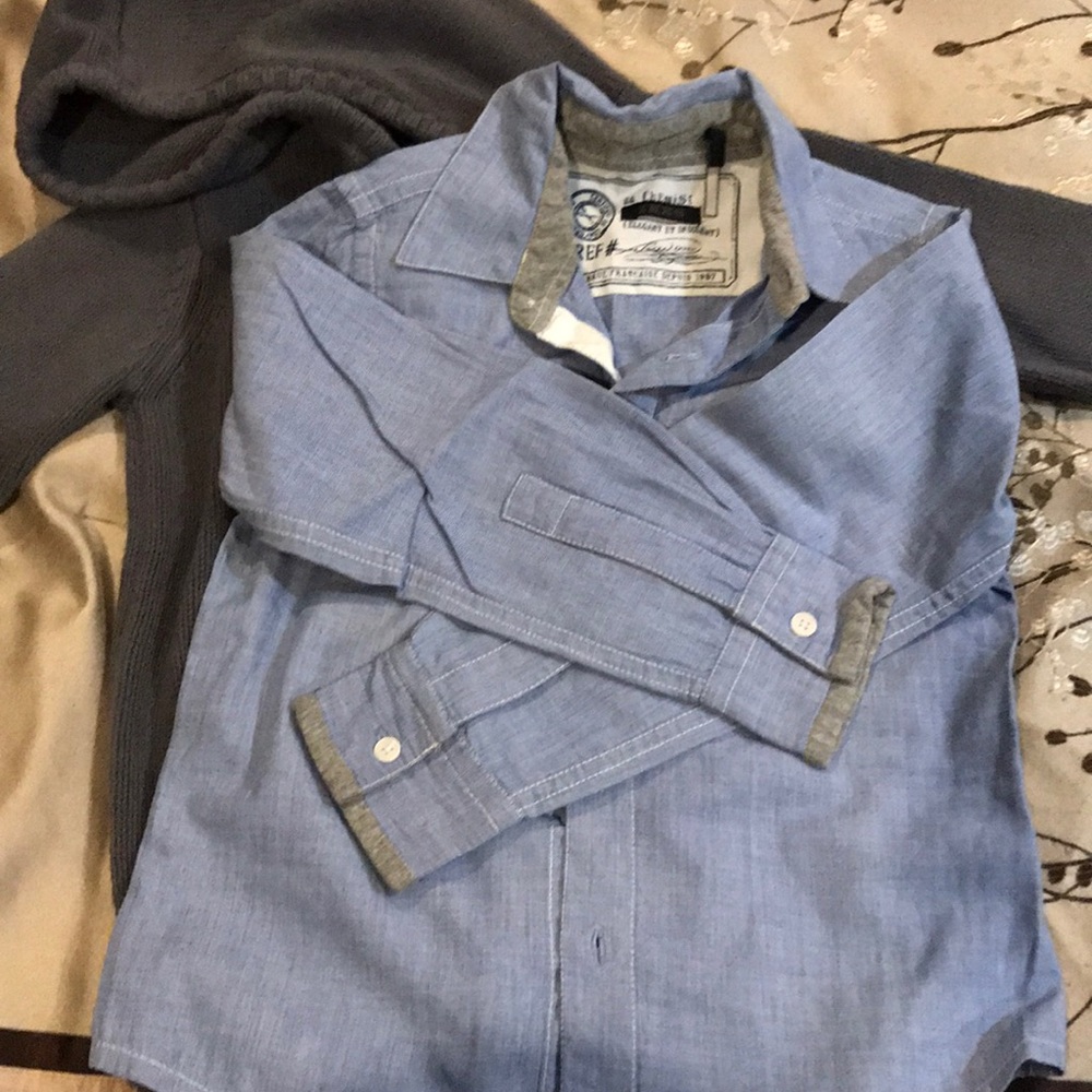 Shirt with sweater